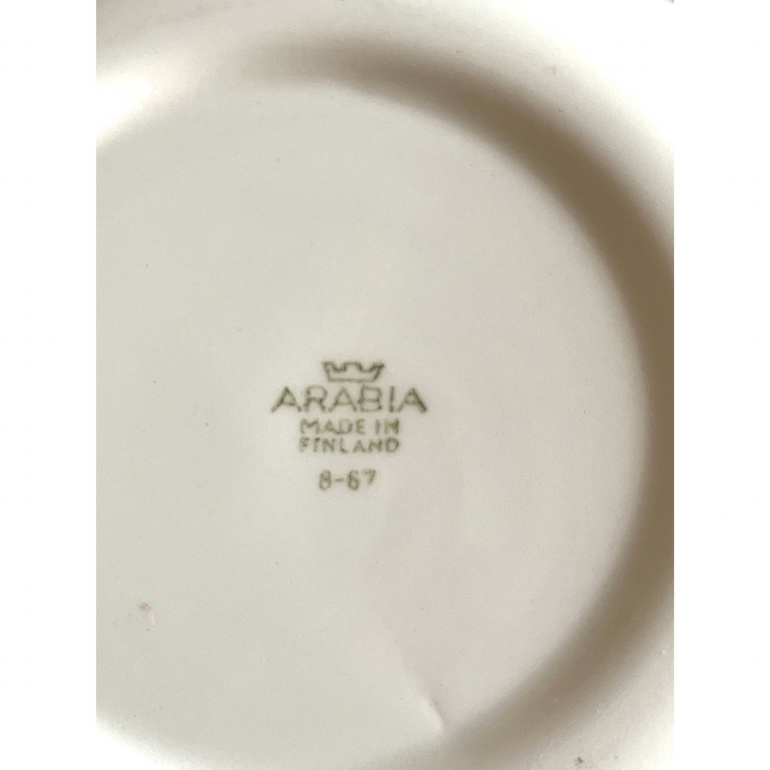 ARABIA(アラビア)のARABIA HILKKA オーバルプレート&ボウル ハンドメイドの生活雑貨(食器)の商品写真