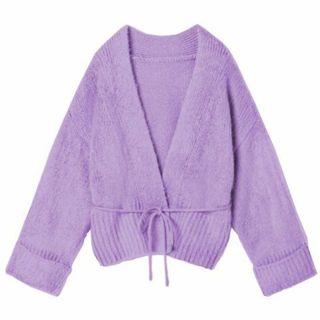 グレイル(GRL)の新品 GRL グレイル 3way リボン付き モヘヤ ニット カーディガン (ニット/セーター)