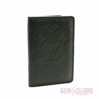 ルイヴィトン(LOUIS VUITTON)のルイヴィトン モノグラムシャドウ オーガナイザードゥポッシュ カードケース 黒 中古 M62899(名刺入れ/定期入れ)