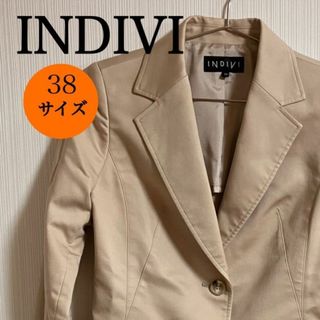 インディヴィ(INDIVI)のINDIVI テーラードジャケット フォーマル アウター 38サイズ【k217】(テーラードジャケット)