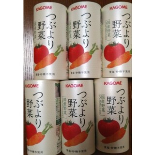カゴメ(KAGOME)のKAGOMEつぶより野菜ジュース６本(ソフトドリンク)