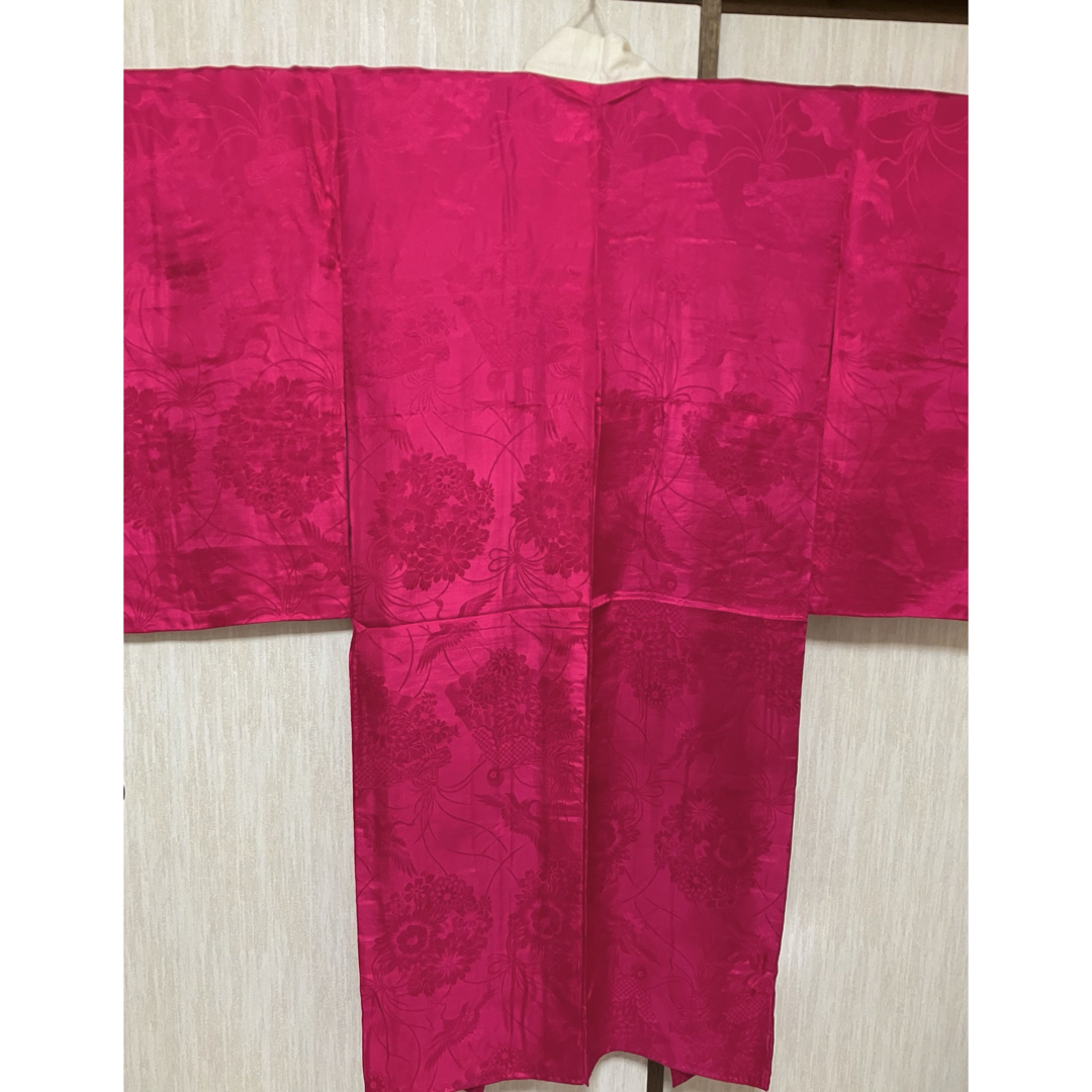 アンティーク長襦袢(濃いピンク) レディースの水着/浴衣(着物)の商品写真
