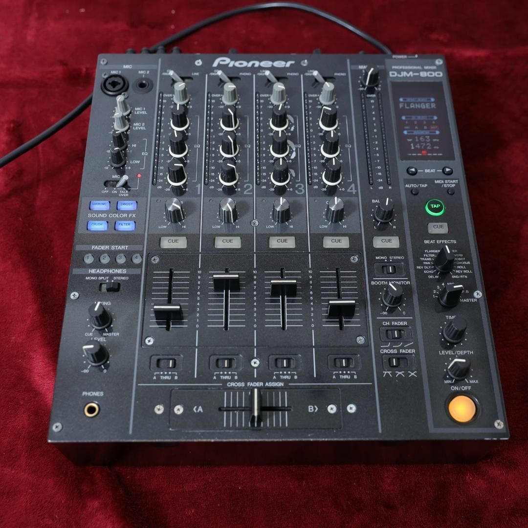 rizgt楽器【7386】 Pioneer DJM-800 動作確認済み パイオニア ミキサー