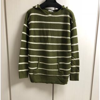 ジェイダ(GYDA)の新品 ボーダーBIGフードニット(ニット/セーター)