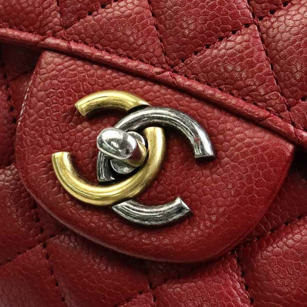 CHANEL(シャネル)のシャネル CHANEL ハンドバッグ ショルダーバッグ マトラッセ キャビアスキンレザー バーガンディ レディース 送料無料【中古】 e58102g レディースのバッグ(ハンドバッグ)の商品写真