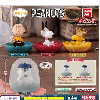 スヌーピー(SNOOPY)のPEANUTS  ジェムリーズ   ウッドストック4個セット(キャラクターグッズ)