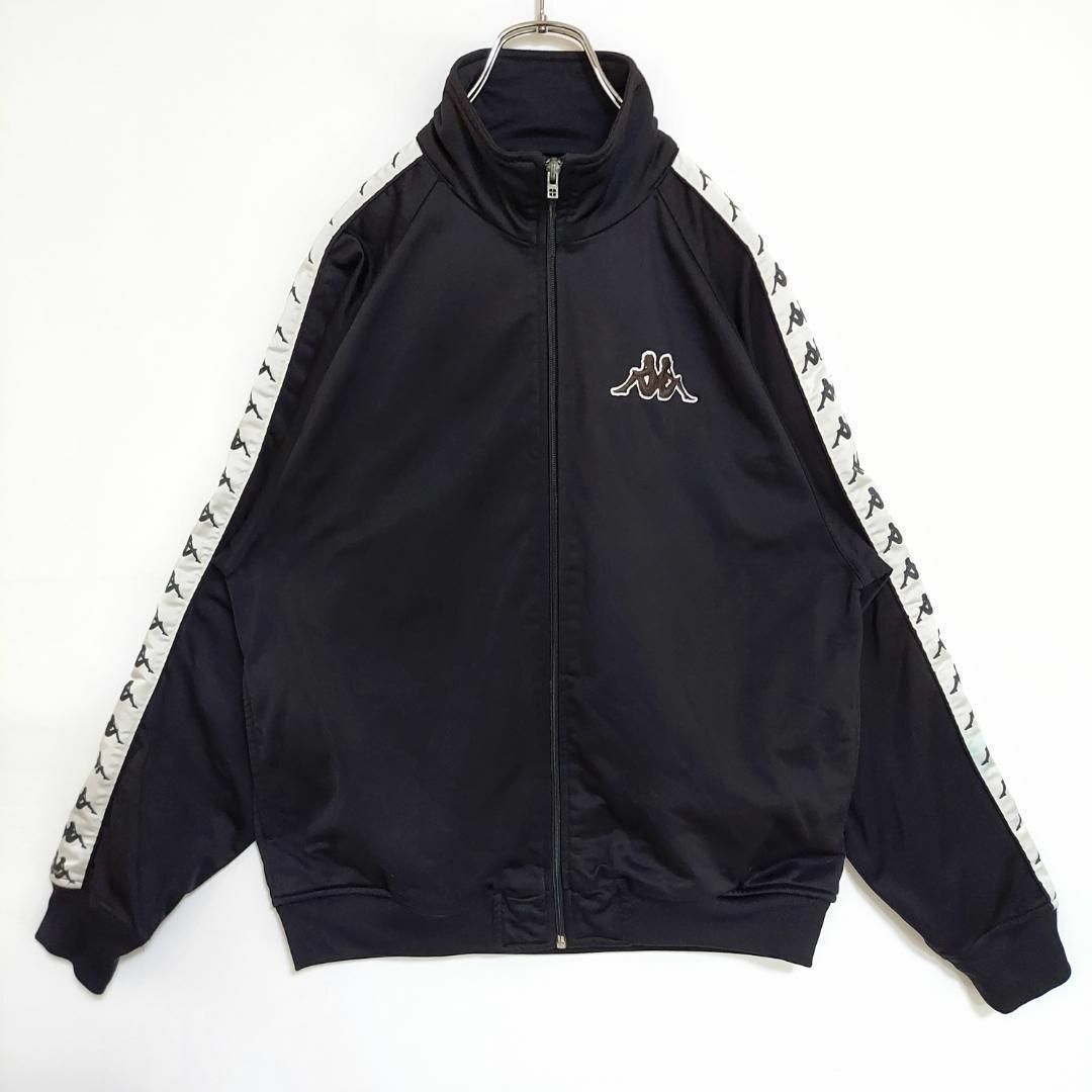 Kappa - 90s Kappa カッパ トラックジャケット S 黒ブラック Kappa - 90s Kappa カッパ トラックジャケット S 黒ブラック