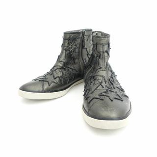 アガタ(AGATHA)のDIESEL / ディーゼル ◆スニーカー/S-STARHIGHTT/サイドジップ/スター柄/24.5cm S16U-11 【レディース/ガールズ/LADY/女性/婦人】【靴/クツ/シューズ/SHOES】 レディースファッション【中古】 [0220481256](スニーカー)