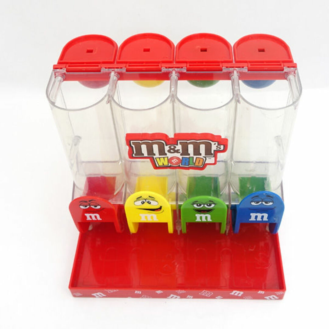 ◆2014 M&MS WORLD チューブ型 チョコ ディスペンサー 子供用品【中古】 [0220481812] インテリア/住まい/日用品のキッチン/食器(その他)の商品写真