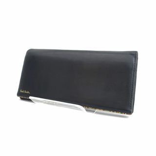 Paul Smith / ポールスミス ■二つ折り 長財布 ブラック レザー 【財布/サイフ/ウォレット/wallet/コイン】 ブランド【中古】 [0990012777](長財布)