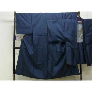 平和屋1■男性　本場大島紬　アンサンブル　100亀甲　逸品　kb3492(着物)