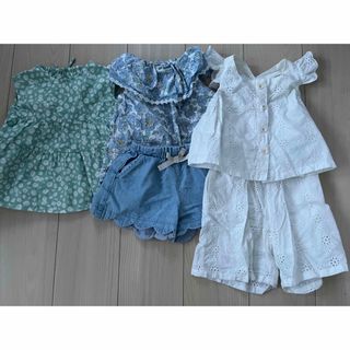 ブリーズ(BREEZE)の美品　夏服　セットアップ　90 (Tシャツ/カットソー)