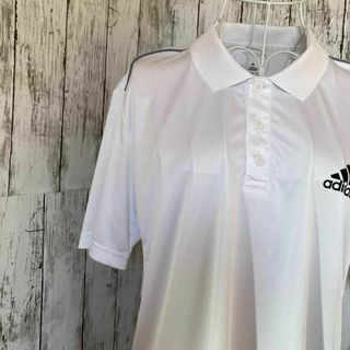 44ｃｍ希少 80’s CLUB adidas クラブアディダス ストレッチ ポロシャツ