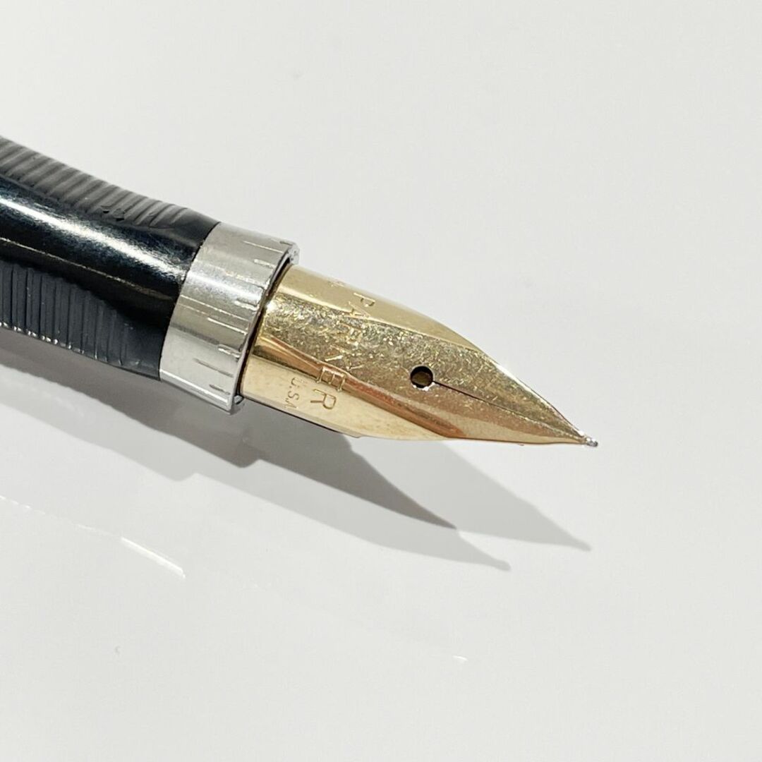 Parker(パーカー)のPARKER 万年筆 シズレ #75 スターリングシルバー USA製 フラットトップ XF極細字 インテリア/住まい/日用品の文房具(その他)の商品写真