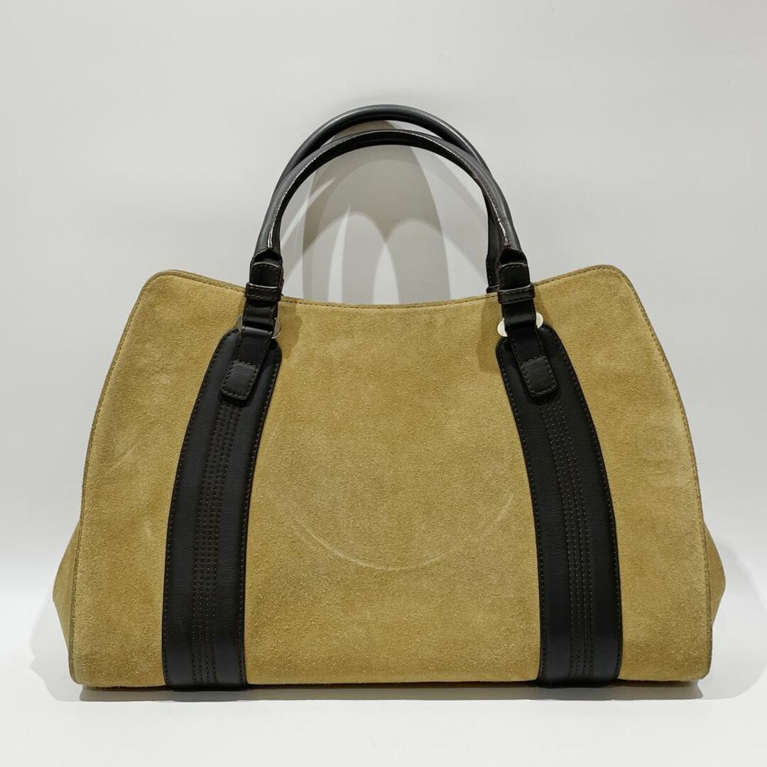 LOEWE(ロエベ)のLOEWE ハンドバッグ カモッシオ アナグラム バイカラー スエード レザー レディースのバッグ(ハンドバッグ)の商品写真