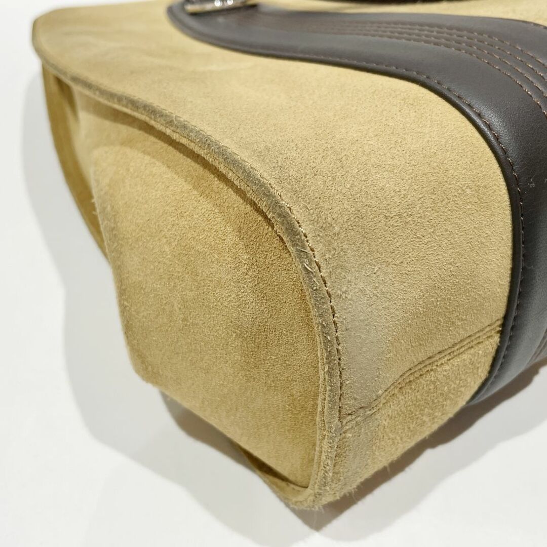 LOEWE(ロエベ)のLOEWE ハンドバッグ カモッシオ アナグラム バイカラー スエード レザー レディースのバッグ(ハンドバッグ)の商品写真