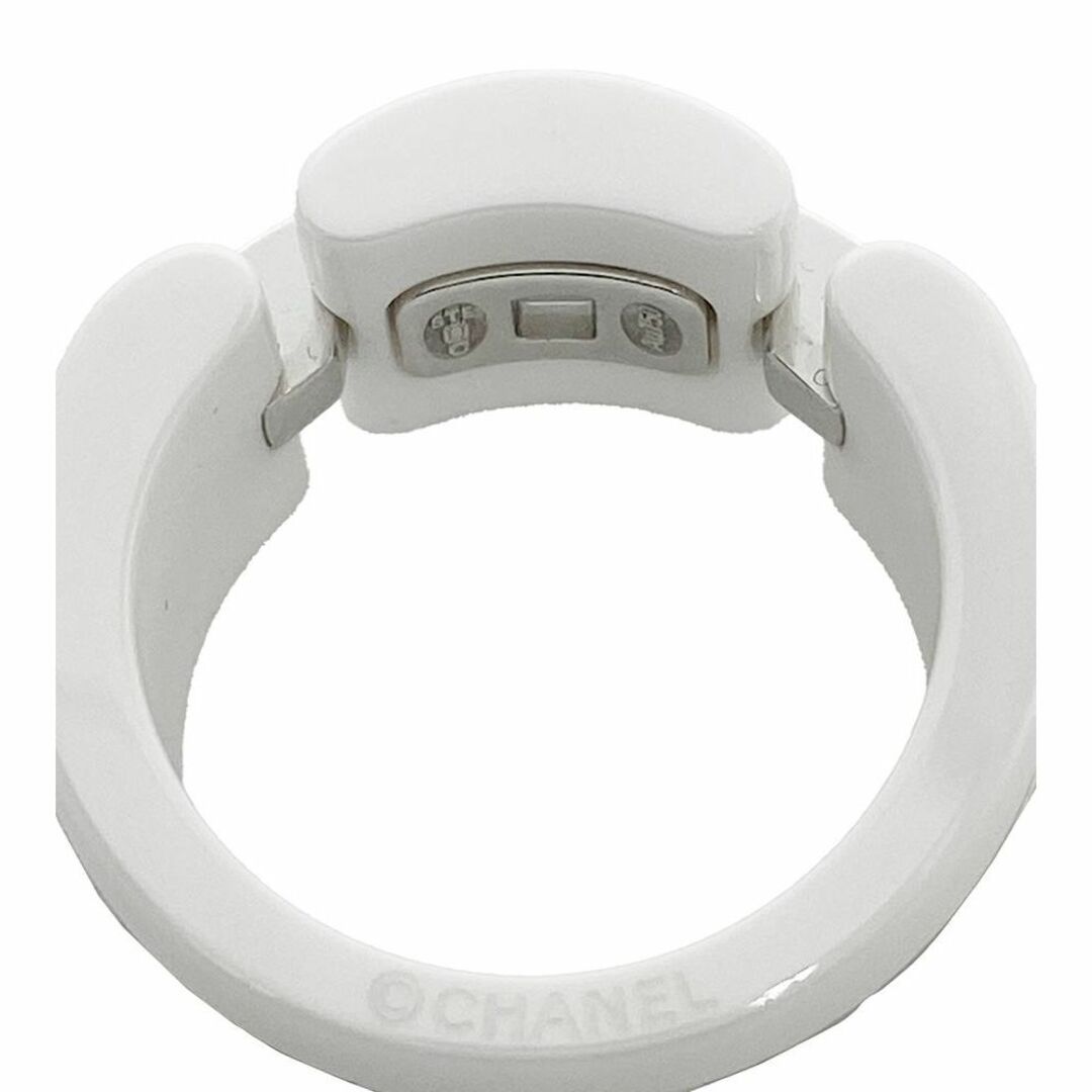 CHANEL(シャネル)のCHANEL シャネル ウルトラリング ホワイトセラミック/K18WG　ダイヤモンド 11号 K18WG　ホワイトゴールド　箱付き　美品　指輪　レディース　メンズ　アクセサリー　ジュエリー レディースのアクセサリー(リング(指輪))の商品写真