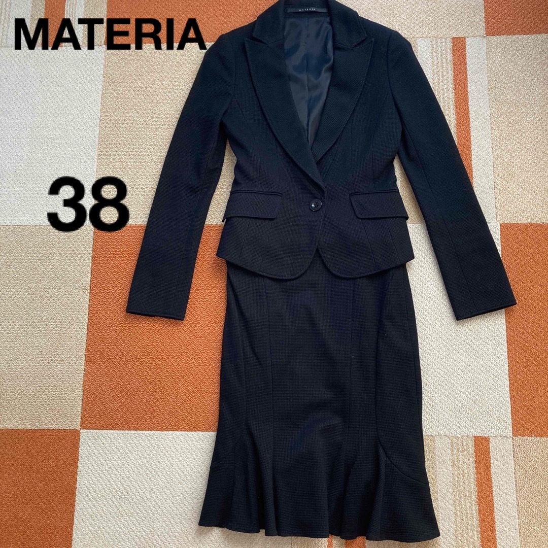 MATERIA(マテリア)のビジネスフォーマルスーツ入園卒業ママ　ワンピース　セレモニー　スカート上下セット レディースのフォーマル/ドレス(スーツ)の商品写真