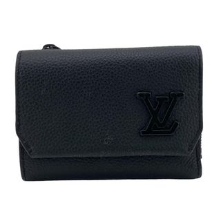 ルイヴィトン(LOUIS VUITTON)のルイヴィトン LOUIS VUITTON 三つ折り財布
 ポルトフォイユパイロット アエログラム M81740 ブラック(折り財布)