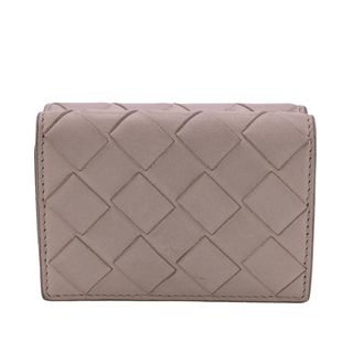 ボッテガヴェネタ(Bottega Veneta)のボッテガヴェネタ BOTTEGAVENETA 三つ折り財布
 マキシイントレチャート ベージュ(財布)