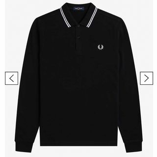 フレッドペリー(FRED PERRY)のフレッドペリー　The Fred Perry Shirt ポロシャツ　長袖　黒(ポロシャツ)