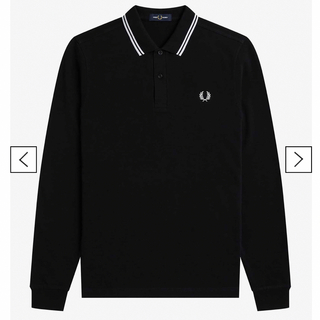 FRED PERRY - フレッドペリー　The Fred Perry Shirt ポロシャツ　長袖　黒