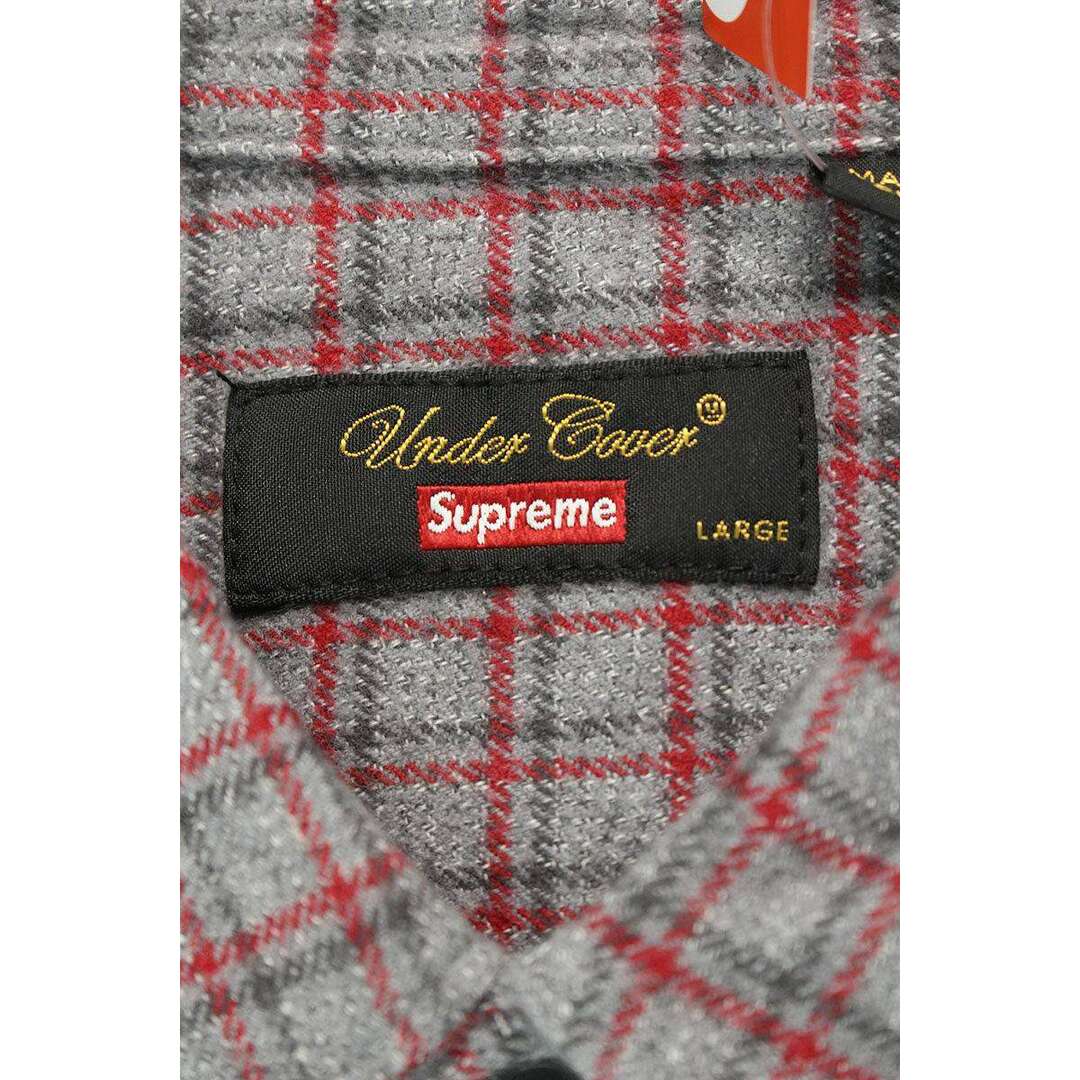 Supreme(シュプリーム)のシュプリーム ×アンダーカバー UNDERCOVER  23SS  Undercover S/S Flannel Shirt フランネルチェック半袖シャツ メンズ L メンズのトップス(シャツ)の商品写真