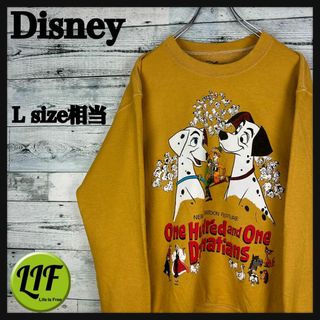 ディズニー(Disney)のディズニー キャラクタープリント 101匹わんちゃん スウェット L相当(スウェット)