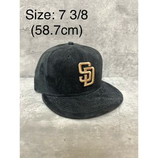 ニューエラー(NEW ERA)のニューエラ サンディエゴパドレス スウェードレザー フィッティドキャップ(キャップ)