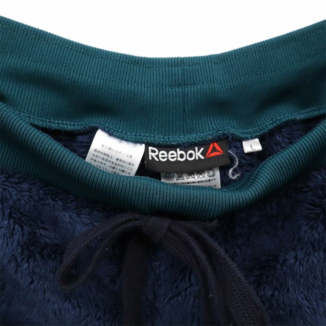 Reebok(リーボック)のリーボック ボア ショートパンツ L ネイビー Reebok レディース 【中古】  【240216】 レディースのパンツ(ショートパンツ)の商品写真