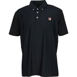 フィラ(FILA)のFILA フィラ テニスウェア 半袖ゲームポロシャツ VM5628黒メンズM新品(ウェア)
