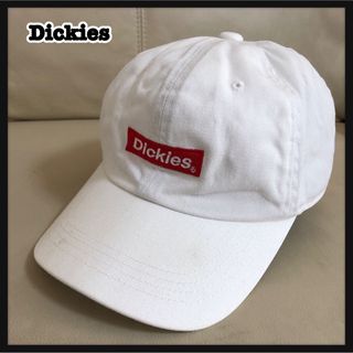 ディッキーズ(Dickies)の【ディッキーズ】帽子　キャップ　刺繍　白ホワイト　ワンポイントロゴHY(キャップ)