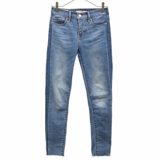 リーバイス(Levi's)のリーバイス 311 シェイピングスキニー デニムパンツ W25 ブルー Levi's ビッグE レディース 【中古】  【240216】(ショートパンツ)