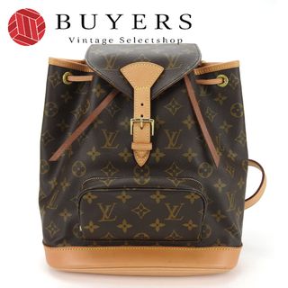 ルイヴィトン(LOUIS VUITTON)の【中古】 ルイ・ヴィトン リュック・デイパック モンスリMM M51136 モノグラムキャンバス ブラウン - 普段使い レディース 女性 LOUIS VUITTON(リュック/バックパック)