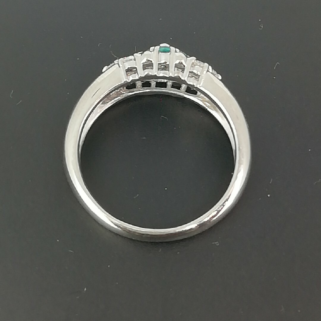 Pt900◆パライバトルマリン0.25ct✨ダイヤ0.26ct✨綺麗リング✨ レディースのアクセサリー(リング(指輪))の商品写真