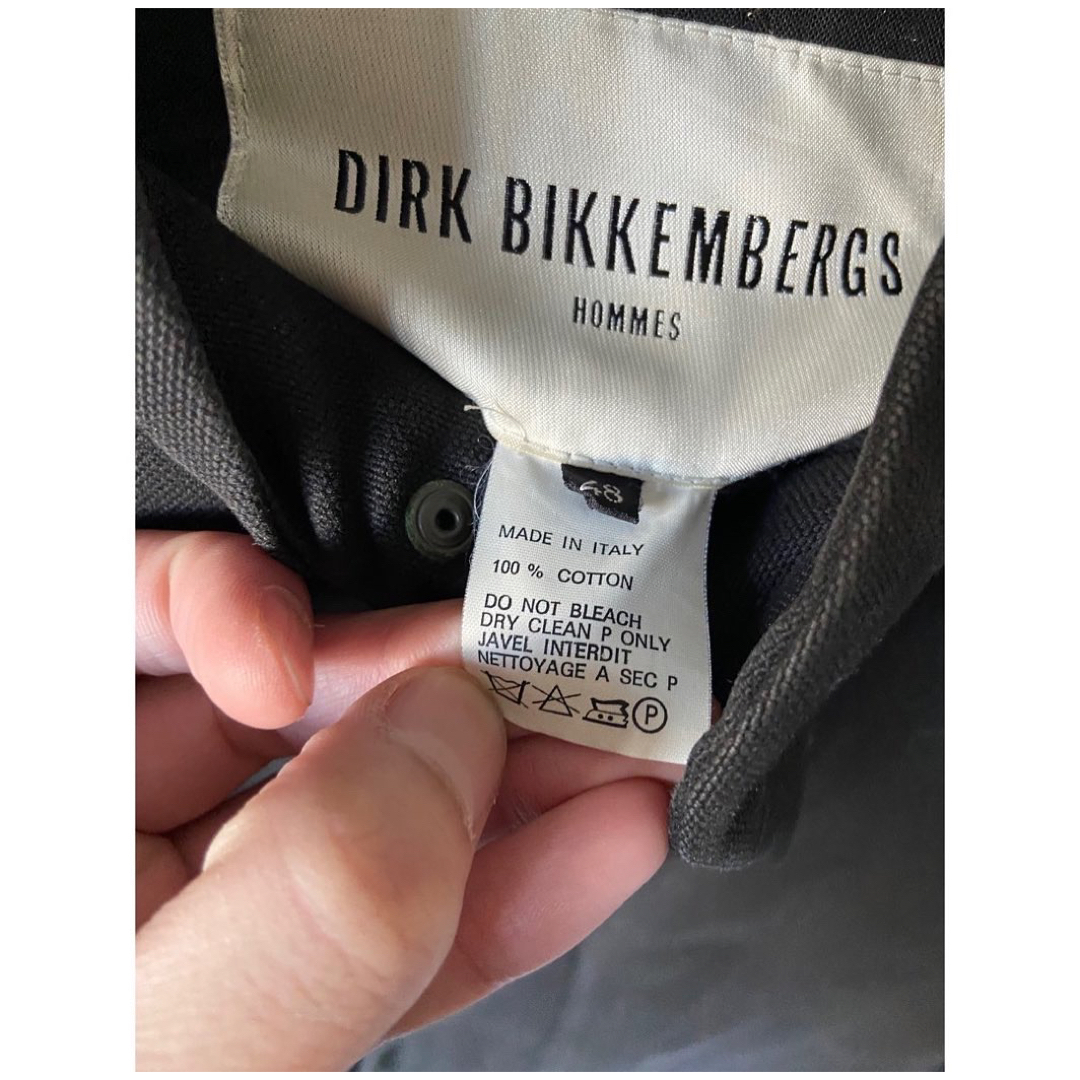 DIRK BIKKEMBERGS(ダークビッケンバーグ)の希少 "短ラン型" dirk bikkembergs 黒 ドッキング ジャケット メンズのジャケット/アウター(ブルゾン)の商品写真