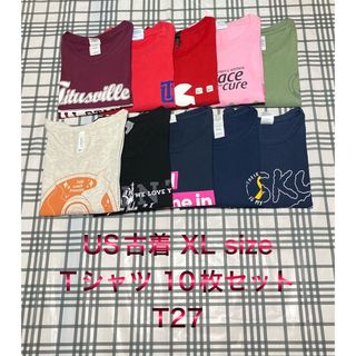 ヘインズ(Hanes)の【レア】US古着XLsize Tシャツ 10枚セット まとめ売り 超特価！(Tシャツ/カットソー(半袖/袖なし))