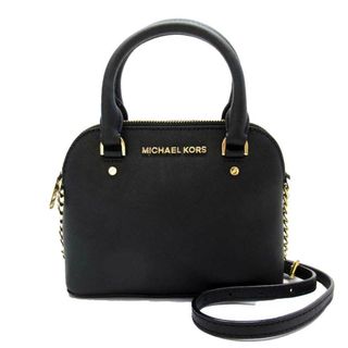 マイケルコース(Michael Kors)のマイケルコース Michael Kors ハンドバッグ 斜め掛けショルダーバッグ レザー ブラック レディース 送料無料【中古】 g1860a(ハンドバッグ)