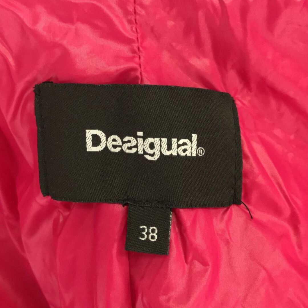 DESIGUAL(デシグアル)のデジグアル 長袖 中綿ジャケット 38 ピンク Desigual レディース 古着 【240216】 レディースのジャケット/アウター(ダウンジャケット)の商品写真