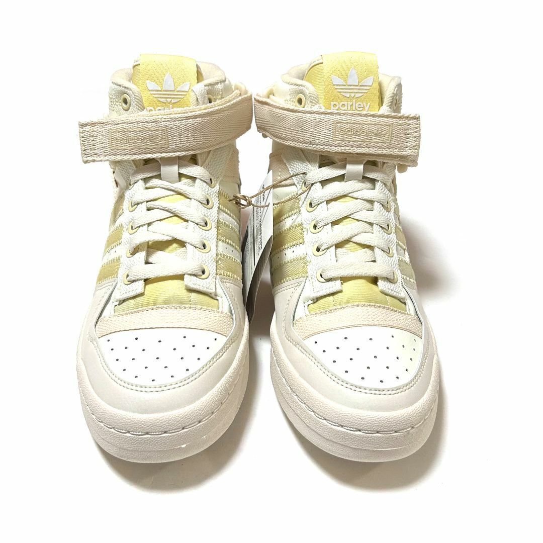 adidas(アディダス)の新品　アディダス　26.5㎝　フォーラムミッド パーレイ　ホワイト　バッシュ メンズの靴/シューズ(スニーカー)の商品写真