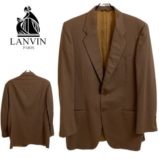 LANVIN - LANVIN PARIS VINTAGE ITALY製 カシミア混 ジャケット