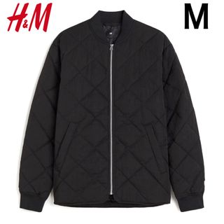 エイチアンドエム(H&M)の新品 H&M キルティング ジャケット ブラック M(ブルゾン)