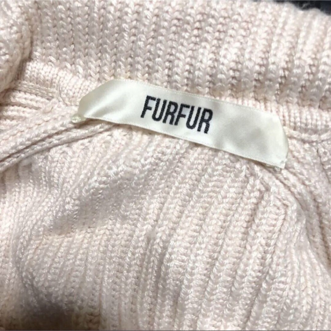 fur fur(ファーファー)のFURFUR ファーファー レーススリーブニット レディースのトップス(ニット/セーター)の商品写真