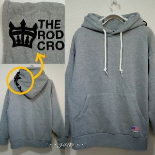 ロデオクラウンズワイドボウル(RODEO CROWNS WIDE BOWL)のGRY/HOOD TCR パーカー♡RODEO CROWNS ロデオクラウンズ(パーカー)