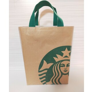 スターバックスコーヒー(Starbucks Coffee)の紙袋バッグ　ハンドメイド(バッグ)