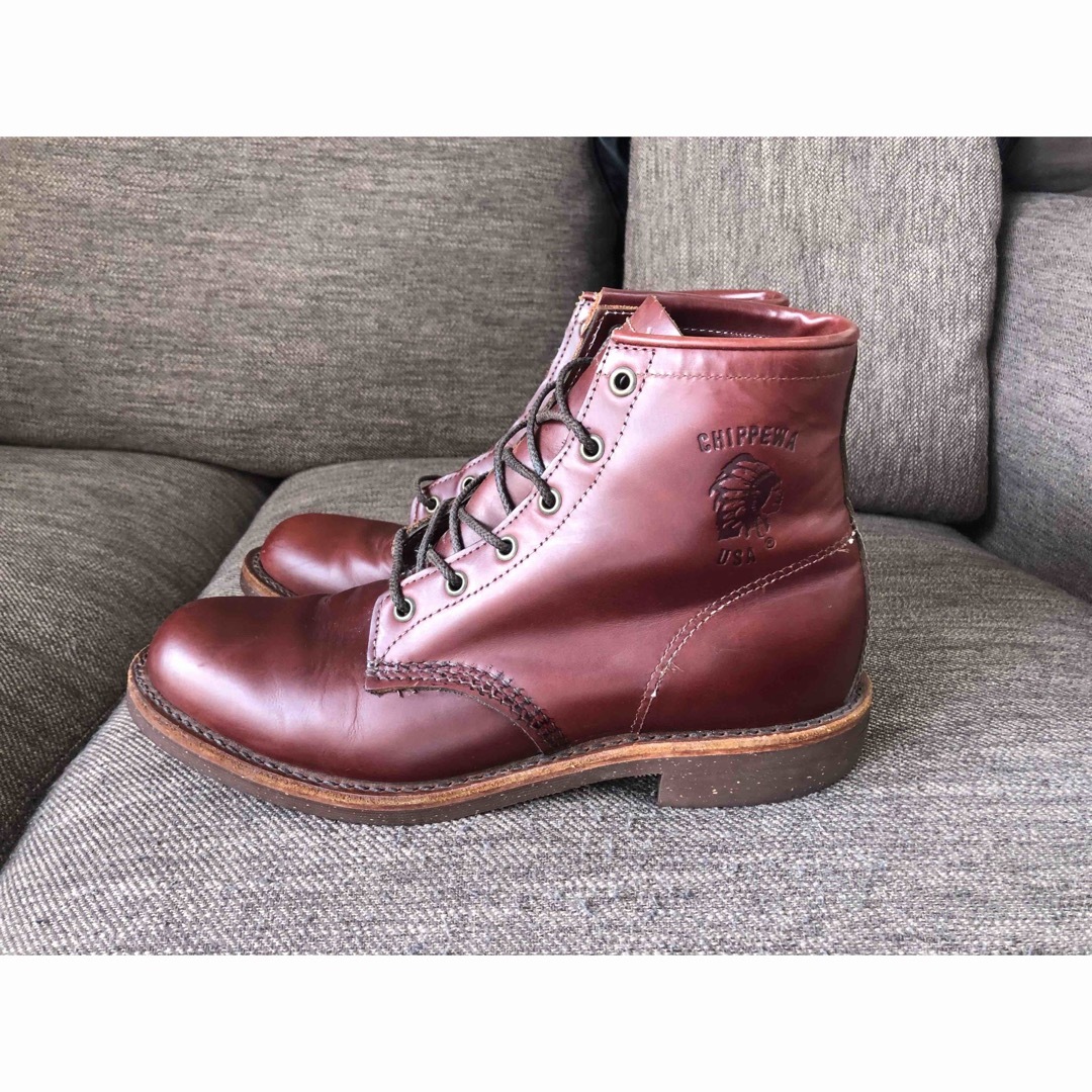 CHIPPEWA(チペワ)のCHIPPEWA ビンテージ ワークブーツ プリント黒タグ  メンズの靴/シューズ(ブーツ)の商品写真