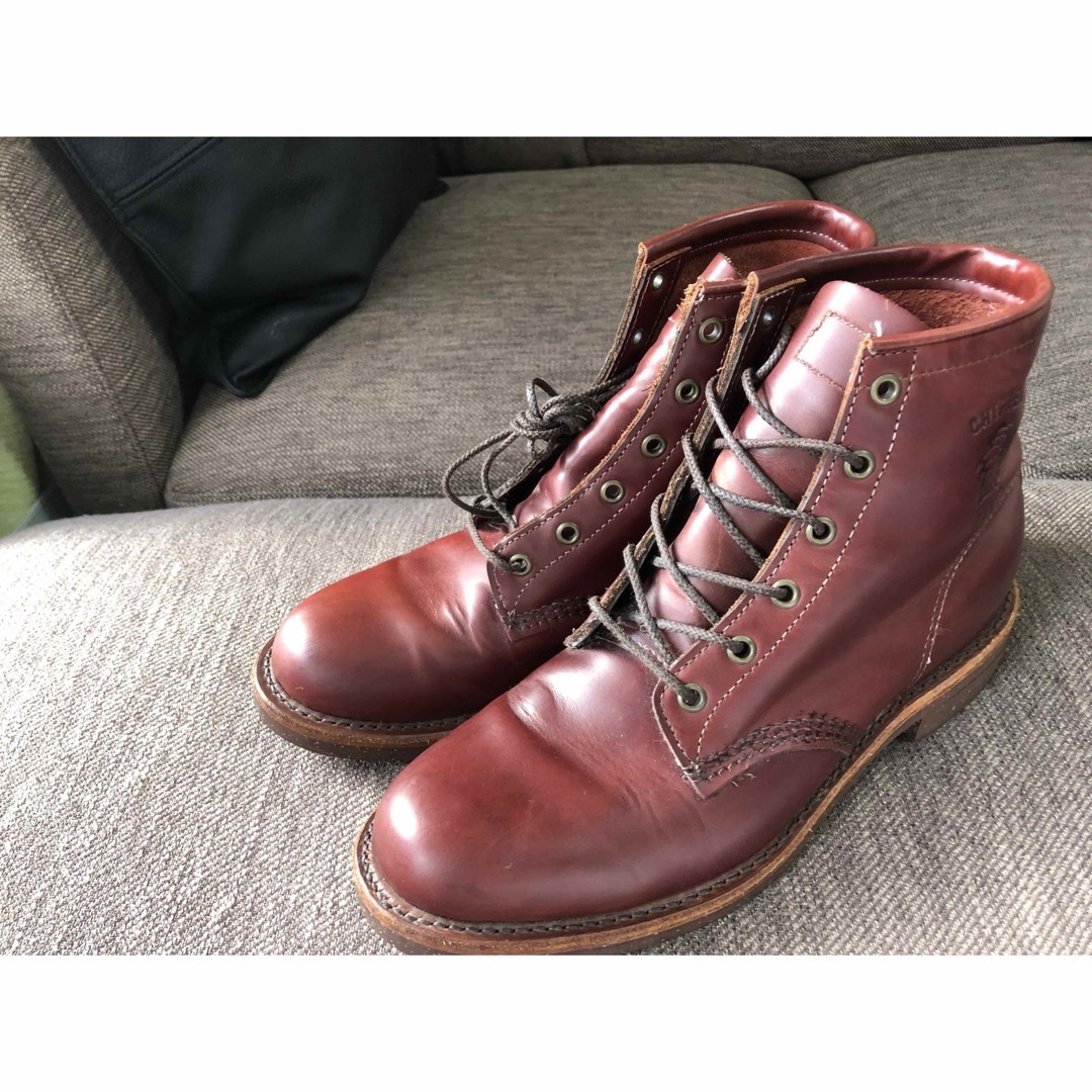 CHIPPEWA(チペワ)のCHIPPEWA ビンテージ ワークブーツ プリント黒タグ  メンズの靴/シューズ(ブーツ)の商品写真