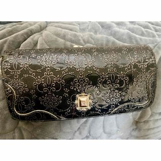 アナスイ(ANNA SUI)の【難あり】ANNA SUI がま口長財布 ルーミー ネイビー！(財布)