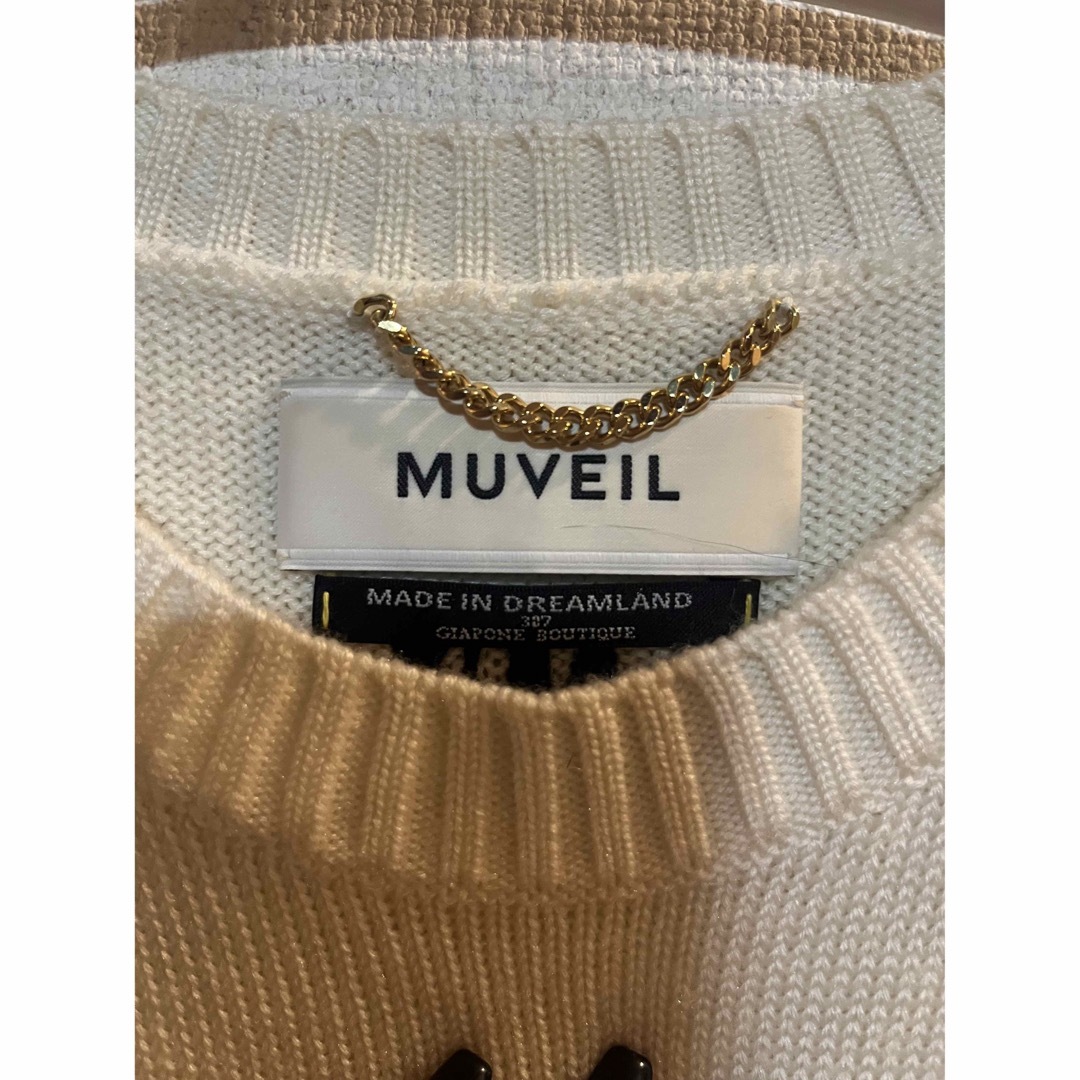 MUVEIL(ミュベール)のMUVEIL ミュベール　ニット レディースのトップス(ニット/セーター)の商品写真