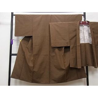 平和屋1■男性　紬　アンサンブル　憲法色　逸品　dy8017(着物)